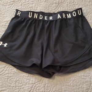 Under Armour Women's Charcoal Athletic Shorts Size Small